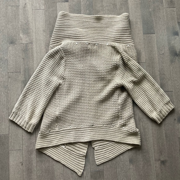 Pure Handknit drape effect cardigan with stud detail - Picture 7 of 11